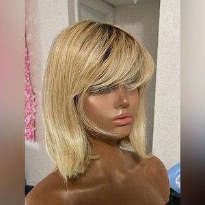 Human blend wig